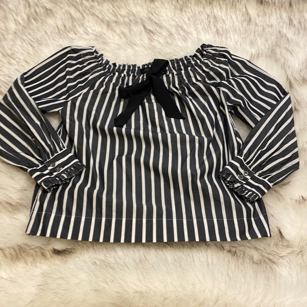 J. crew striped  blouse